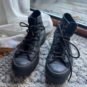 Black Converse High-Top Sneakers GORTEX/waterproof